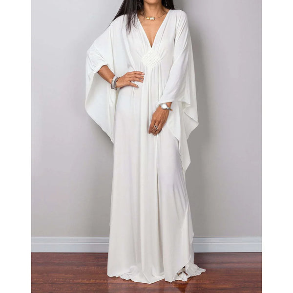 Batwing Sleeve Tunic Beach Cover Up