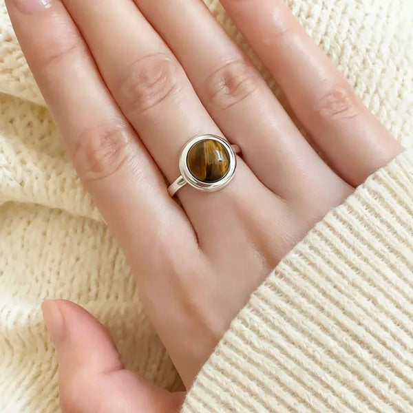 Brown Stone Ring