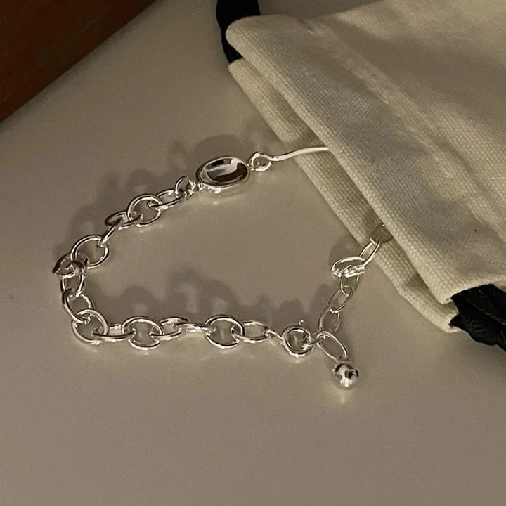 Concave Ellipse Asymmetry Bracelet Bracelet