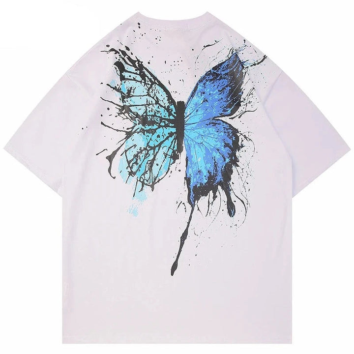 Cracked Butterfly Tee-Cargo Chic