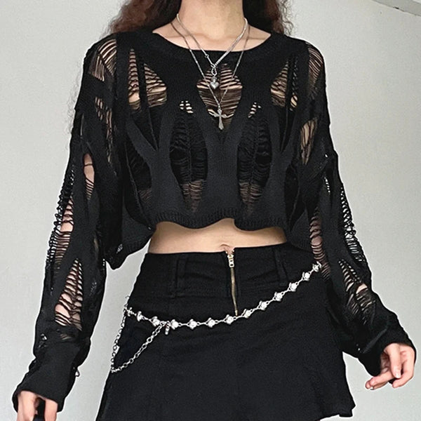 Cropped Academia Blouse Top