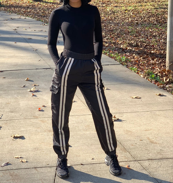 Dual Front Striped Pant