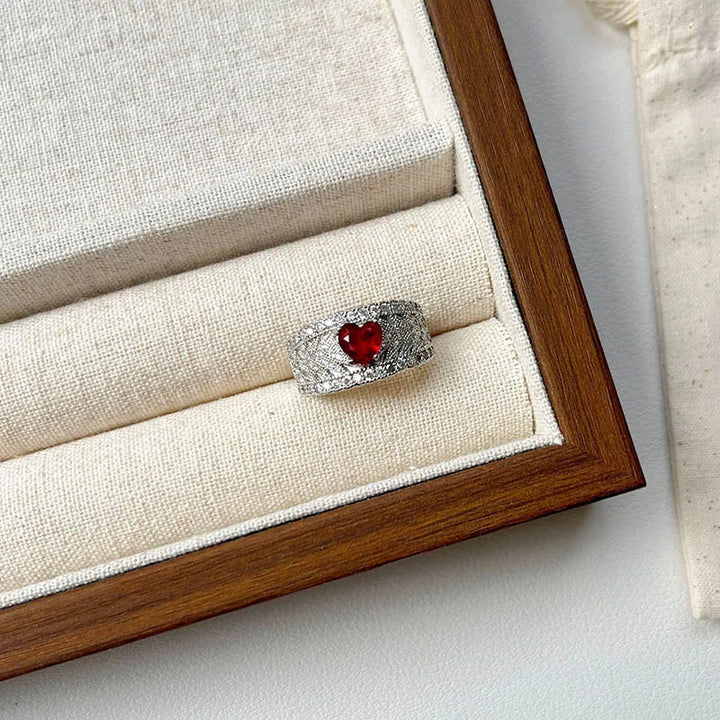 Elegant Colorful Zircon Ring Style C resizable