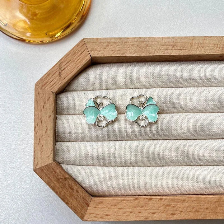 Enamel Glaze Petals Earrings Style A