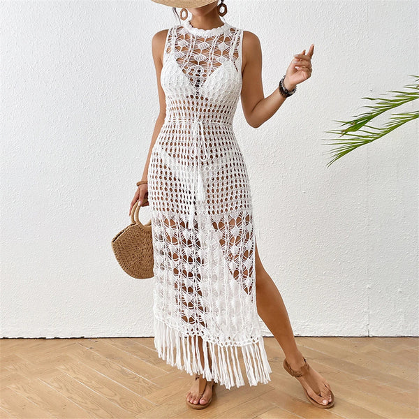 Fringe Tassel Tunic Cover Up