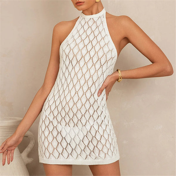 Halter Backless Crochet
