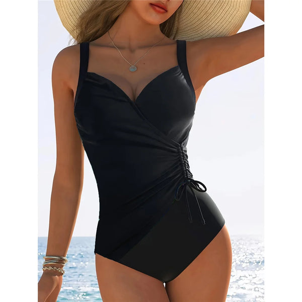 Knotted High Cut Swimsuit