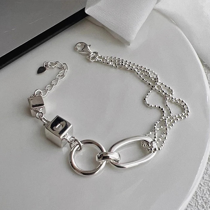 Minimalist Double-layered Chain Bracelet