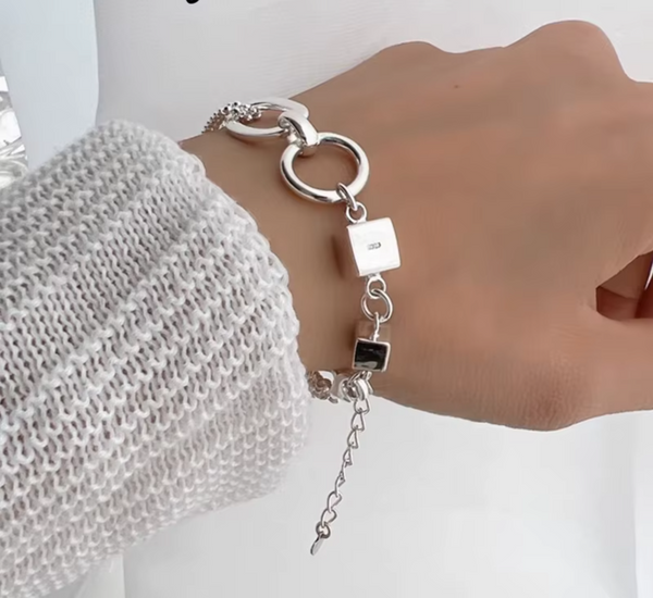 Minimalist Double-layered Chain Bracelet Bracelet