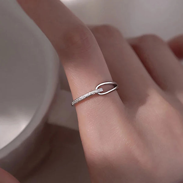 Minimalist Elegant Geometric Ring