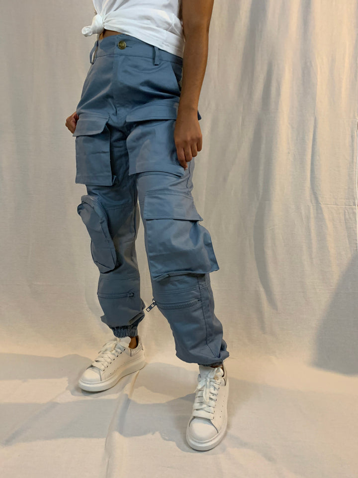 Multi Front Pocket Cargo Pant-Cargo Chic