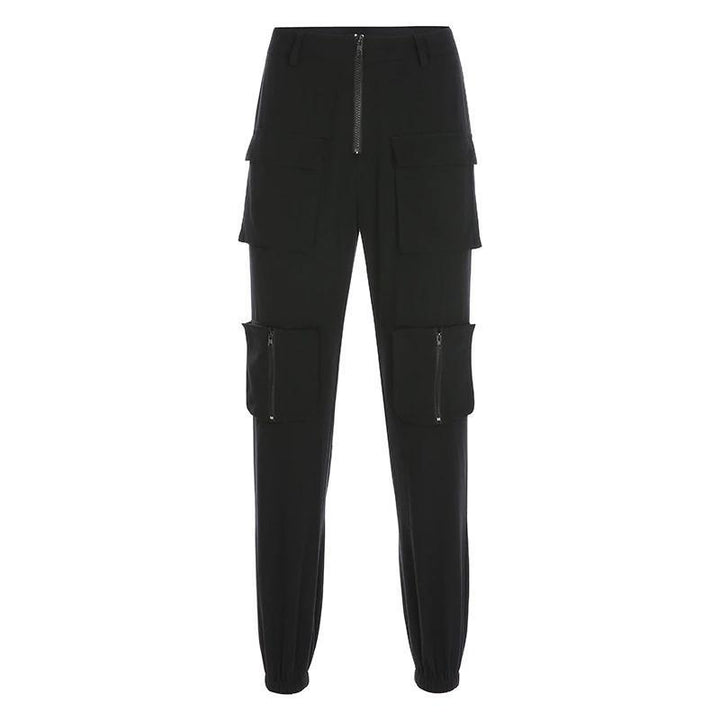 Front Pocket Zipper Pants - Cargo Chic