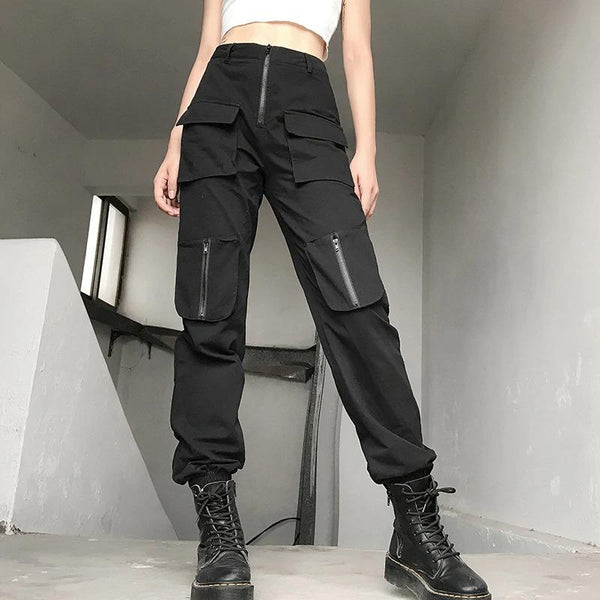 Front Pocket Zipper Pants - Cargo Chic