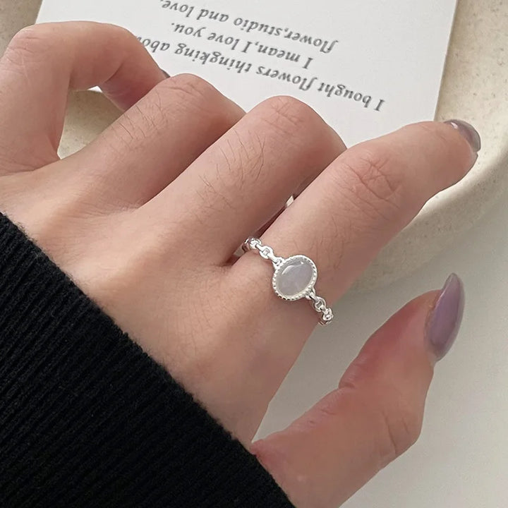 Multilayer Zircon Chain Rings Style A resizable