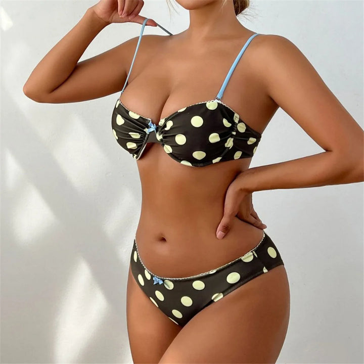 Polka Dot Underwired Bikini