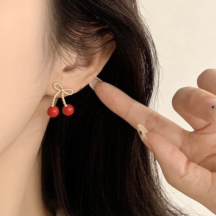 Retro Cherry Earrings
