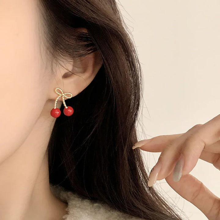 Retro Cherry Earrings