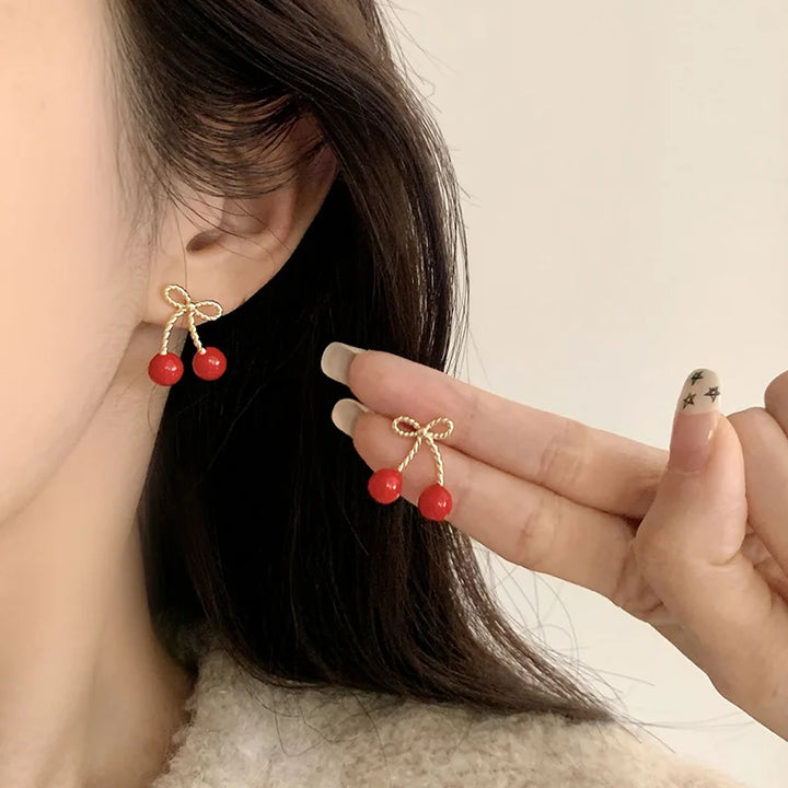 Retro Cherry Earrings