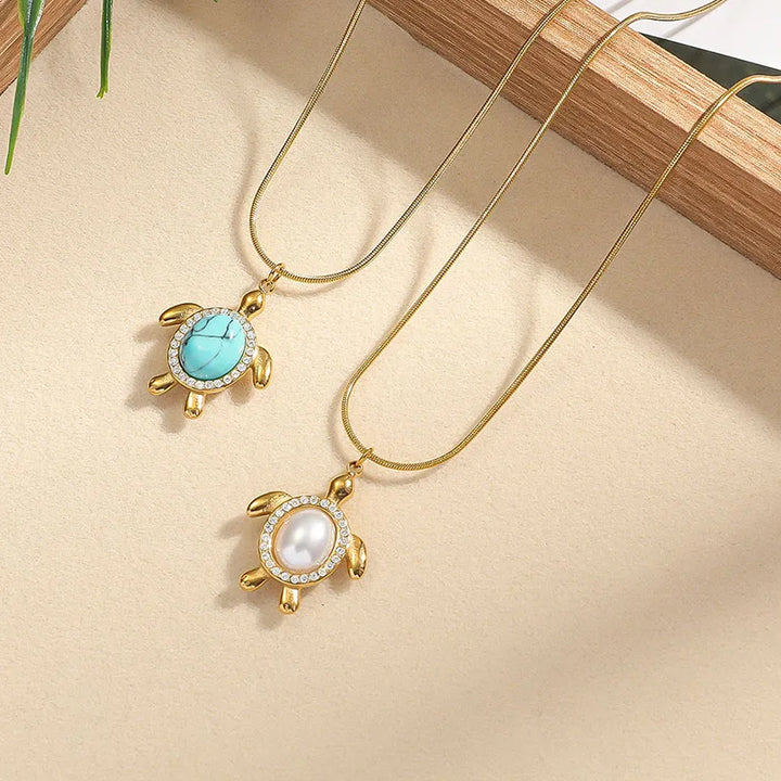 Retro Turtle Necklace