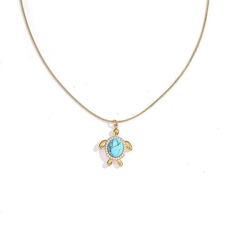 Retro Turtle Necklace Style A