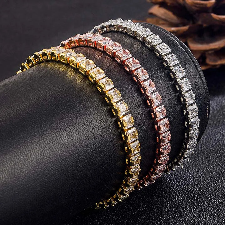 Simple Sparkling Zircon Bracelet