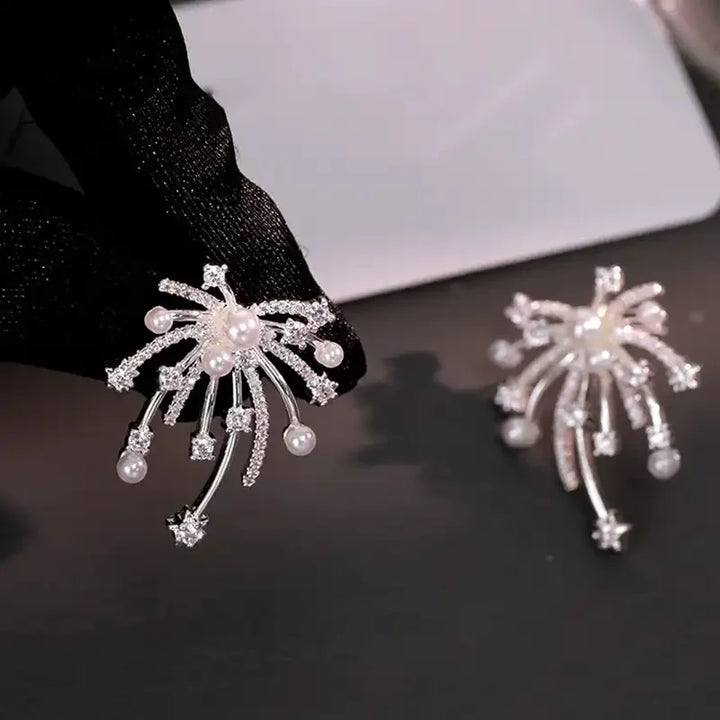 Sparkling Zircons Earrings Earrings