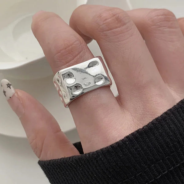 Square Pleated Ring