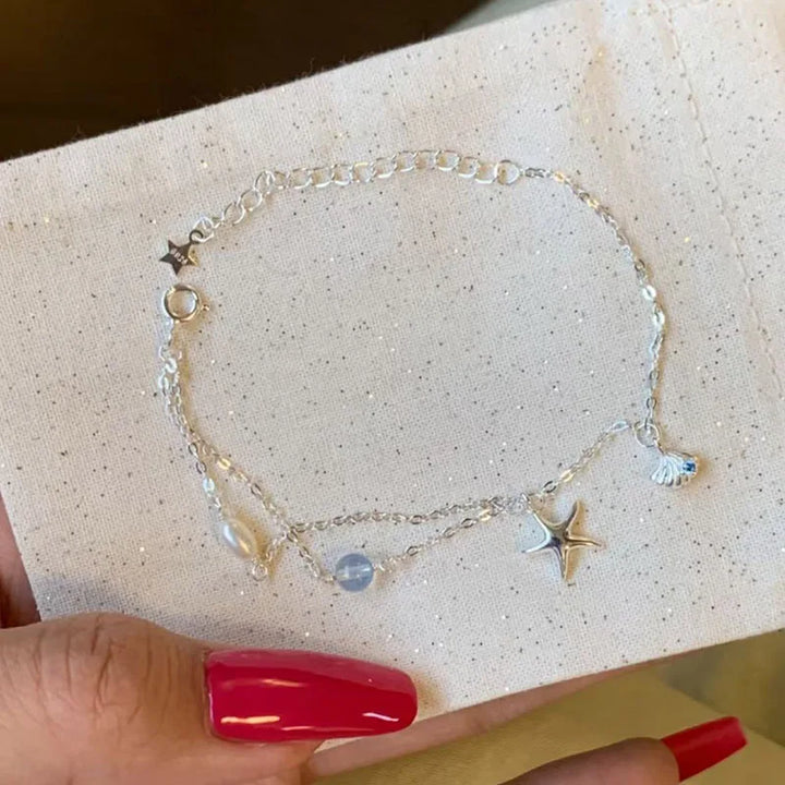 Starfish Double-Layer Bracelet