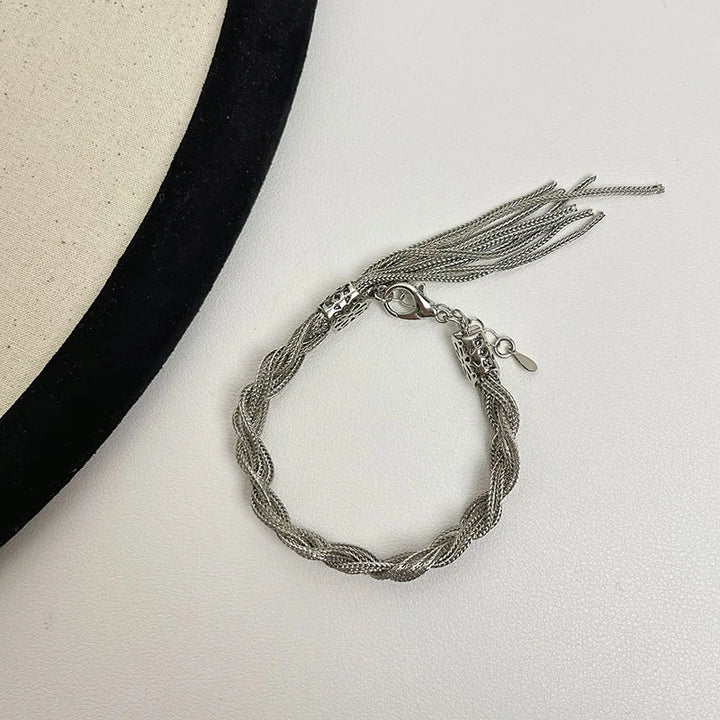 Tassel Weave Geometric Bracelet Bracelet