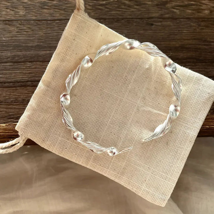 Twist Texture Cuff Bracelet Bracelet