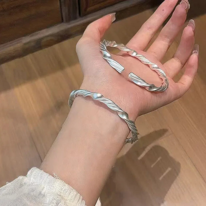 Twist Texture Cuff Bracelet