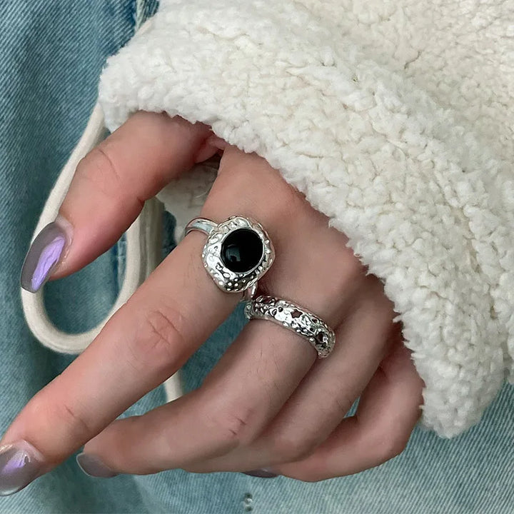 Unique Retro Stone Rings
