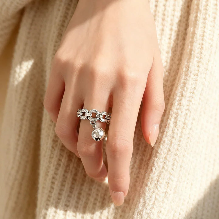 Vintage Ball Pendant Ring