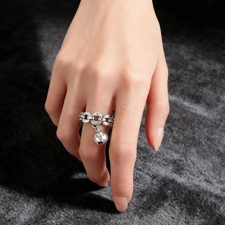 Vintage Ball Pendant Ring