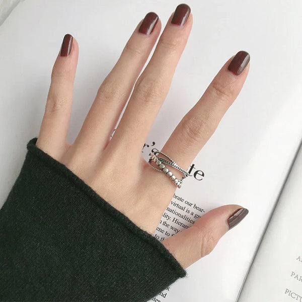 Vintage Punk Multilayer Ring