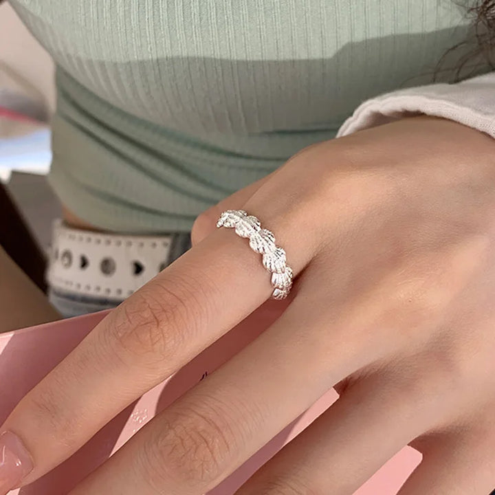 Vintage Star Shell Rings Style A resizable