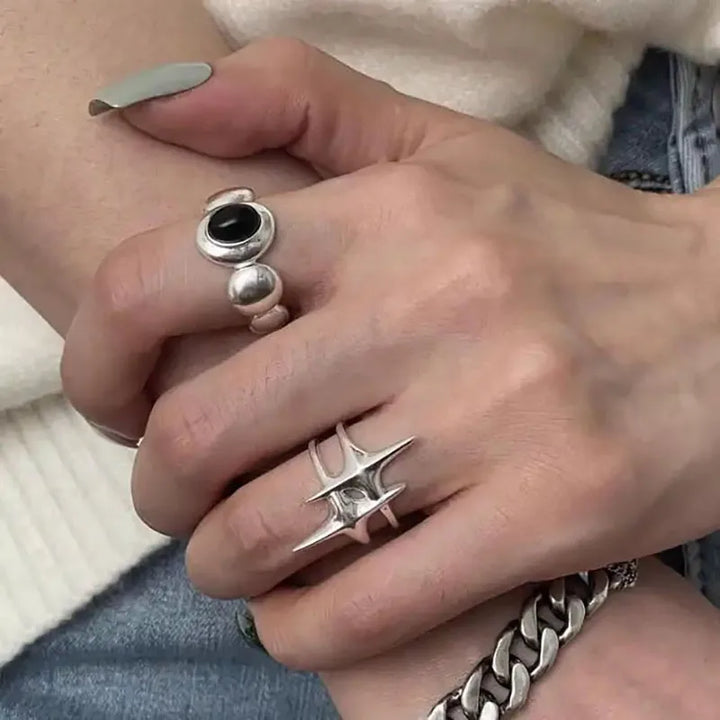 Vintage Star Stone Rings