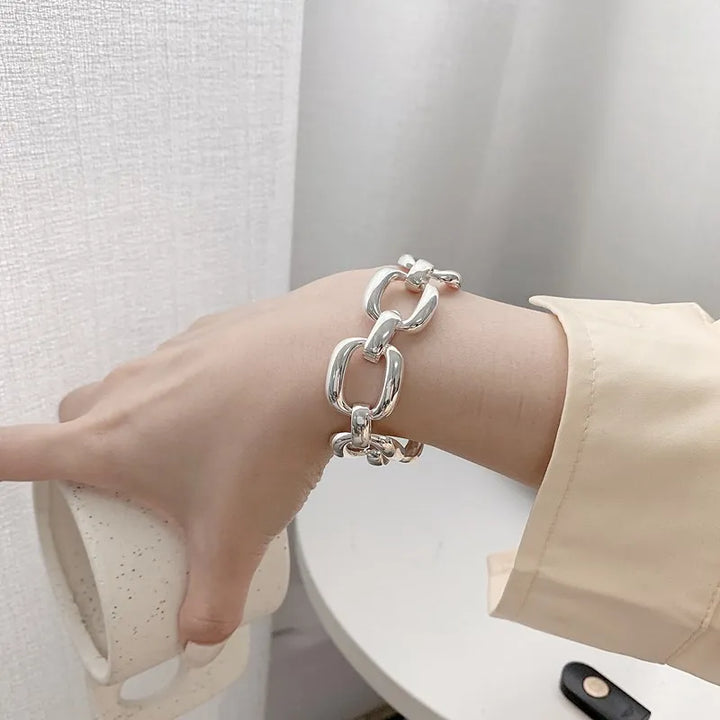 Vintage Thick Chain Bracelet Chain Length 17cm
