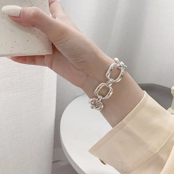 Vintage Thick Chain Bracelet