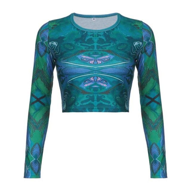 Abstract Print Top - Cargo Chic