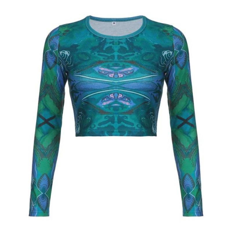 Abstract Print Top - Cargo Chic