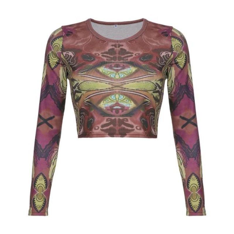 Abstract Print Top - Cargo Chic