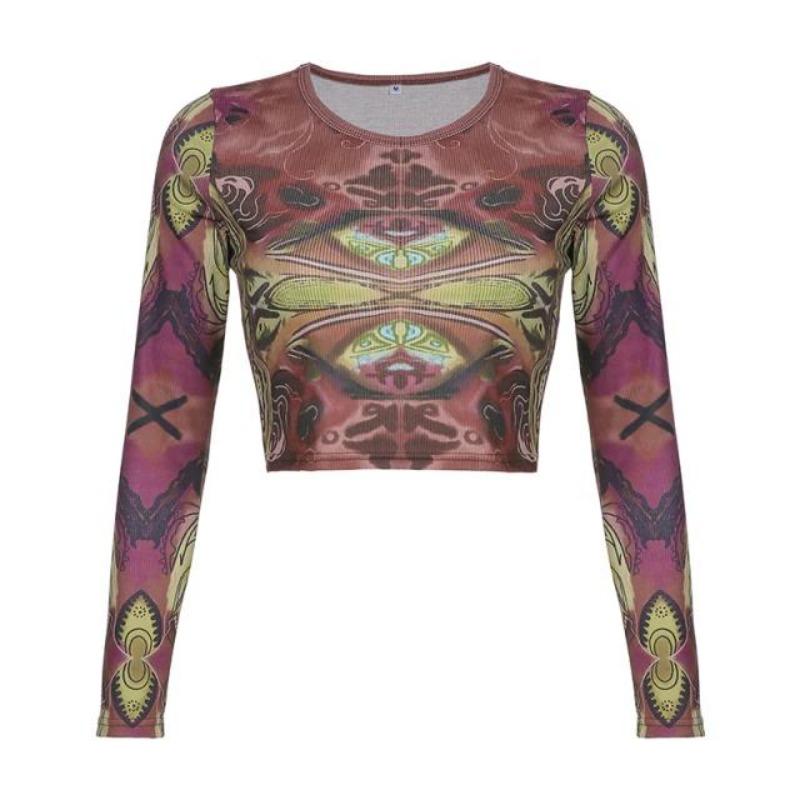 Abstract Print Top - Cargo Chic