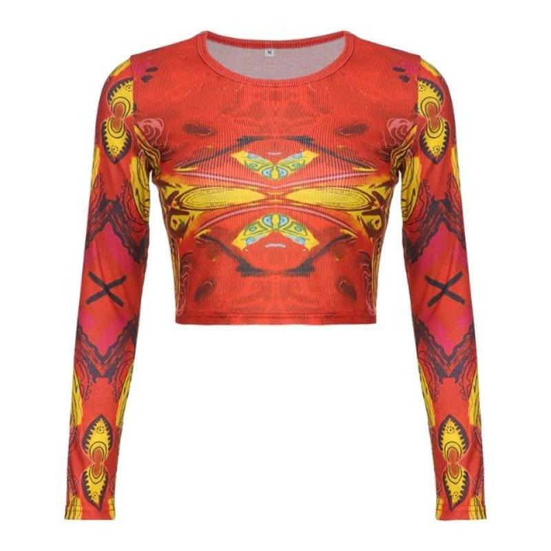 Abstract Print Top - Cargo Chic