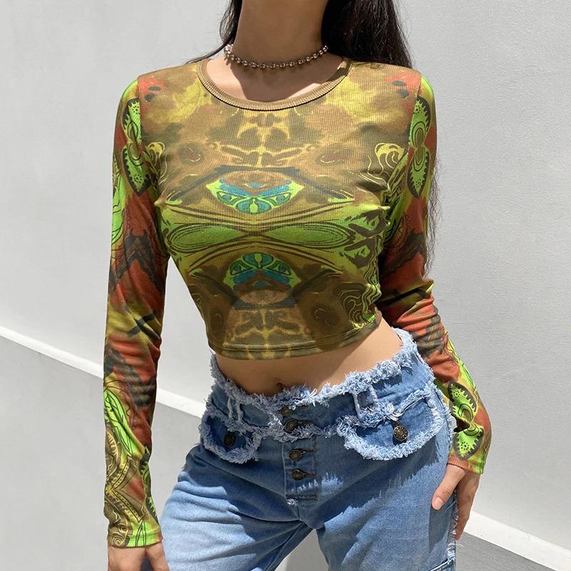 Abstract Print Top - Cargo Chic