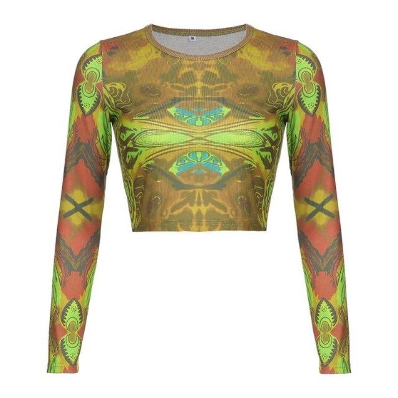 Abstract Print Top - Cargo Chic