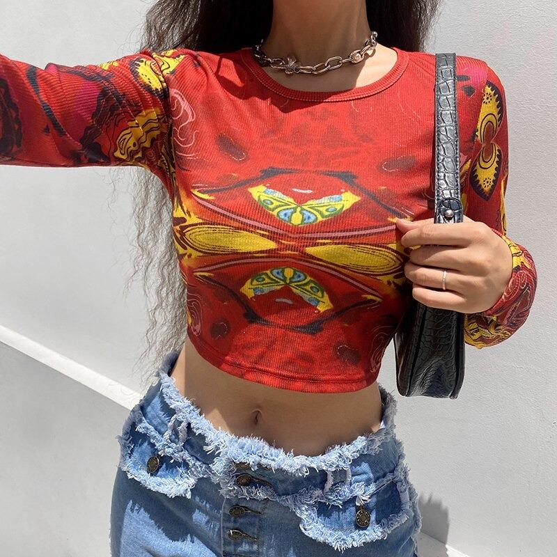 Abstract Print Top - Cargo Chic