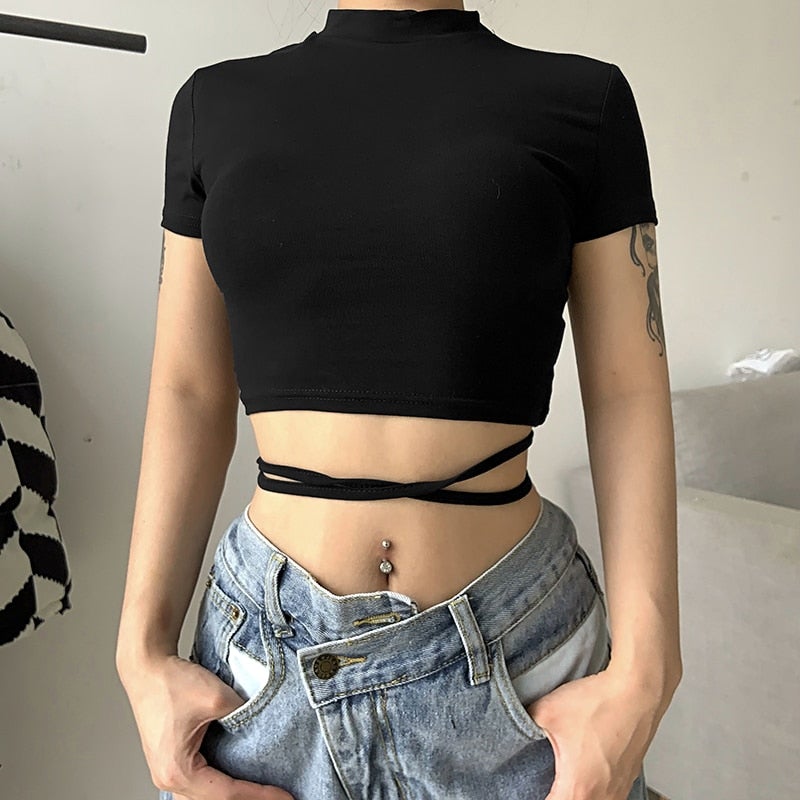 Bandage Cropped Top