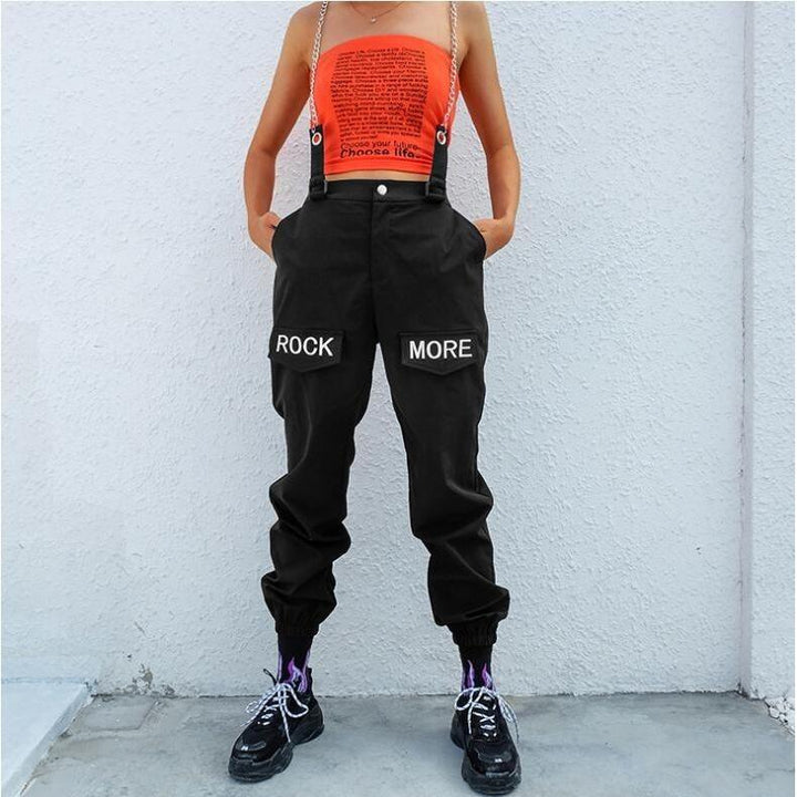 Chained Overalls Cargo Pants - Cargo Chic