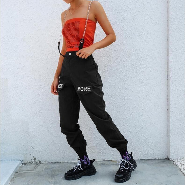 Chained Overalls Cargo Pants - Cargo Chic